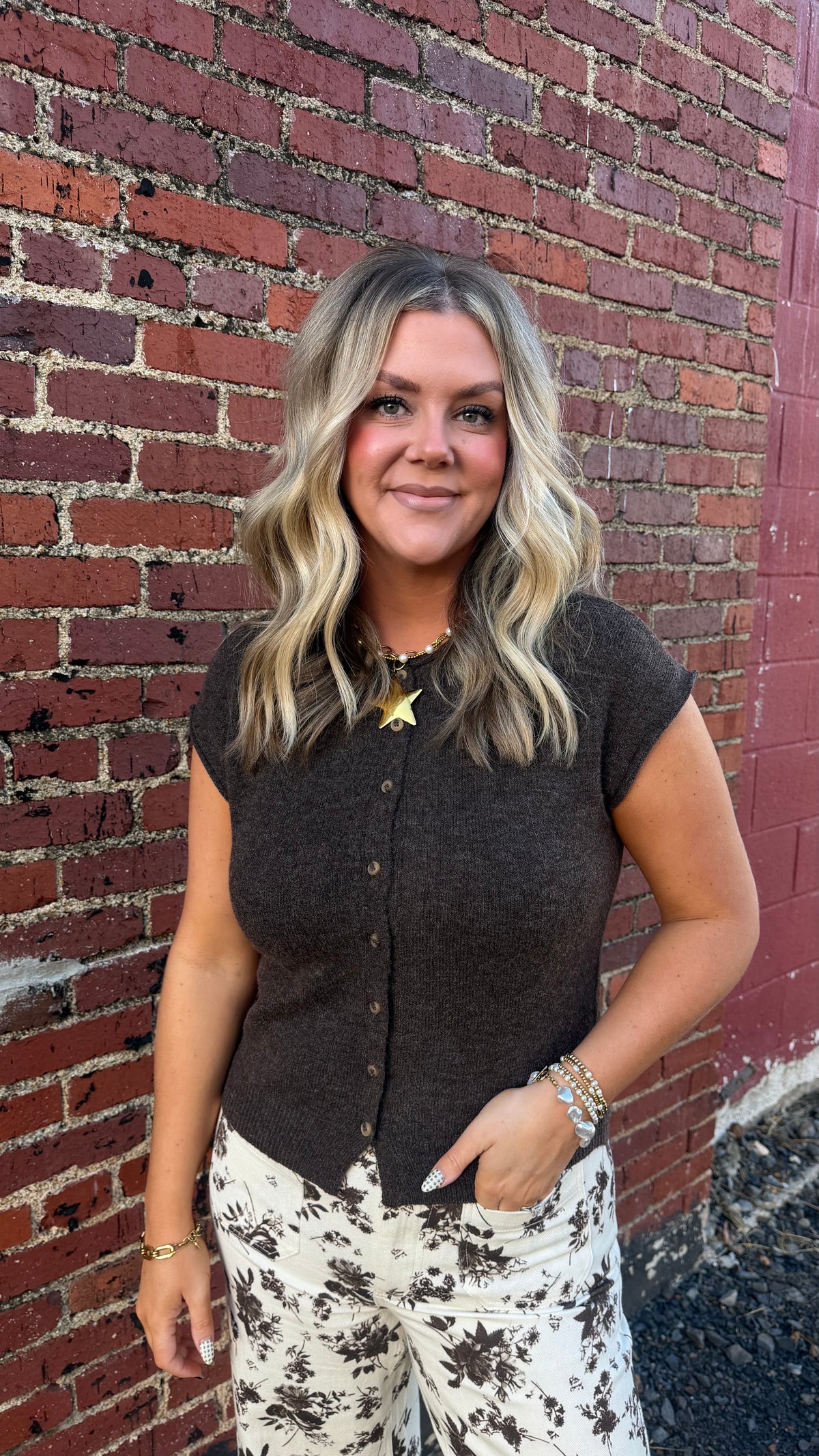 Simply Styled Cardigan - Chocolate