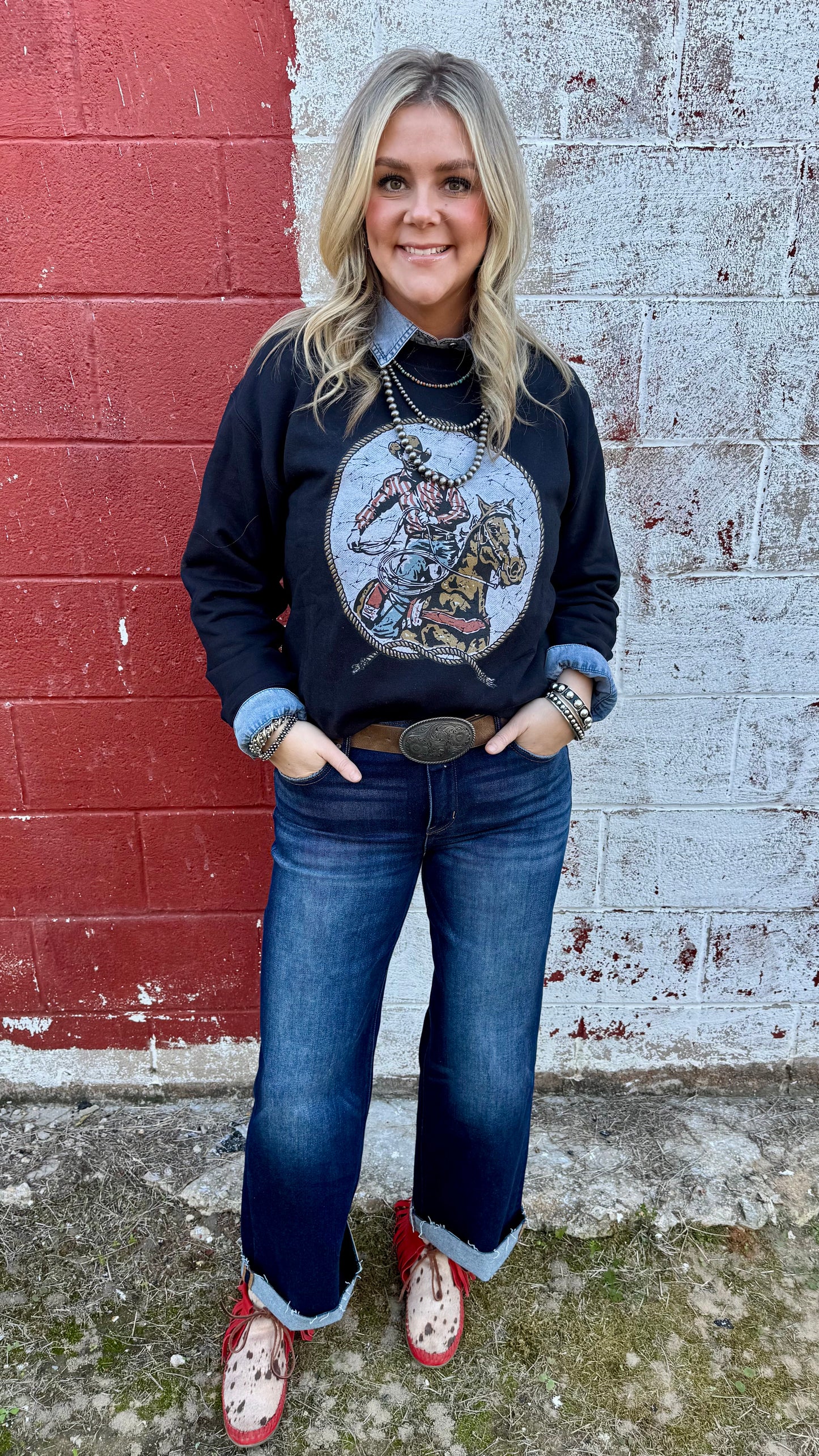 Risen Tummy Control Mid Rise Cropped Jeans