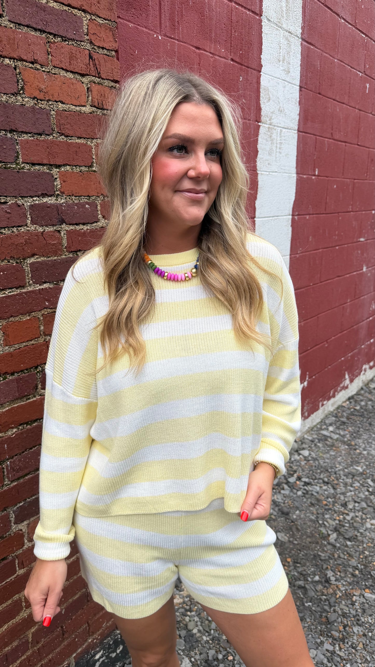 Butter Striped Sweater