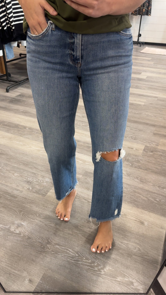 Liv High Rise Dad Jean