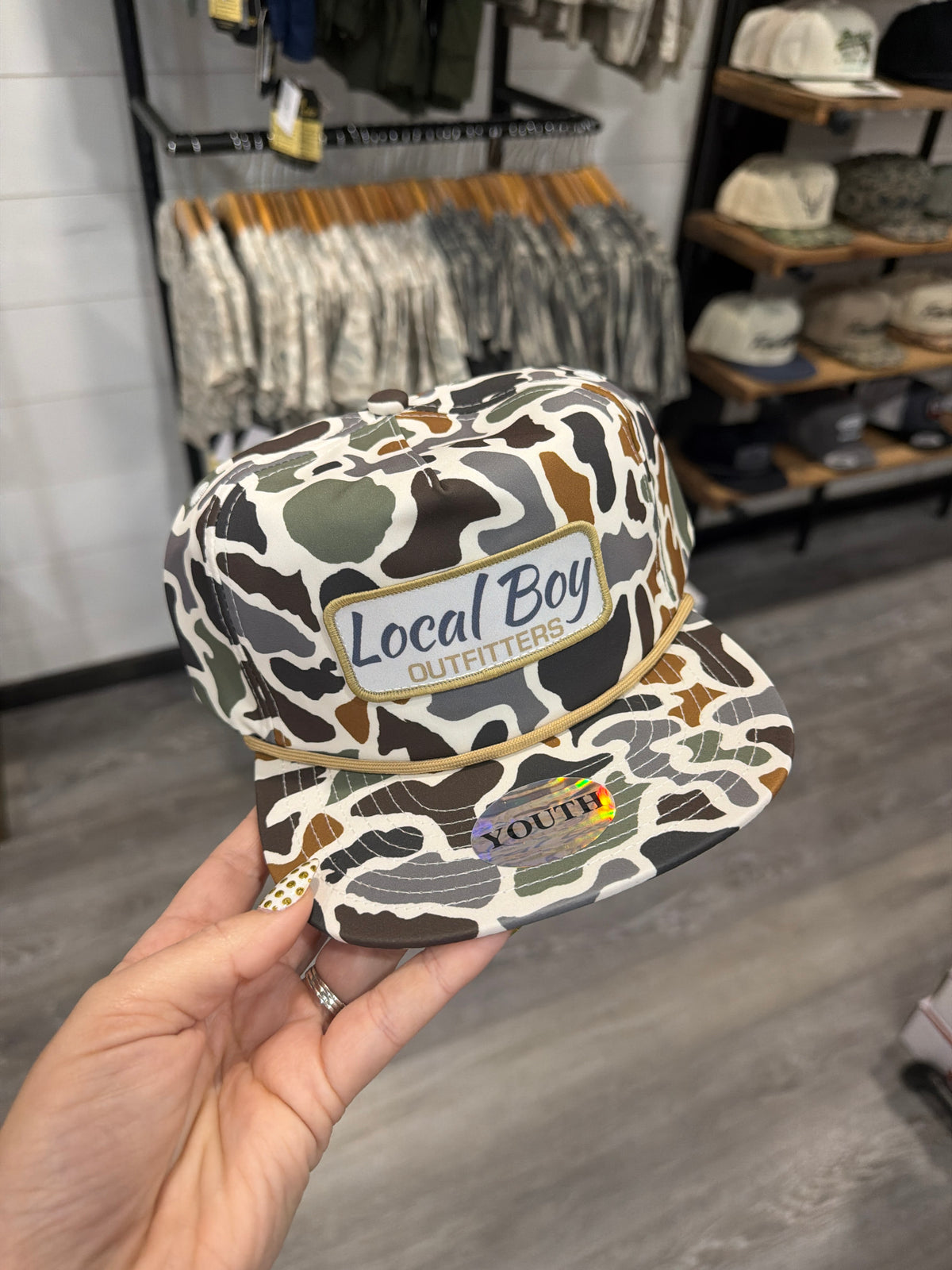 Local Boy Youth Insignia Rope Hat