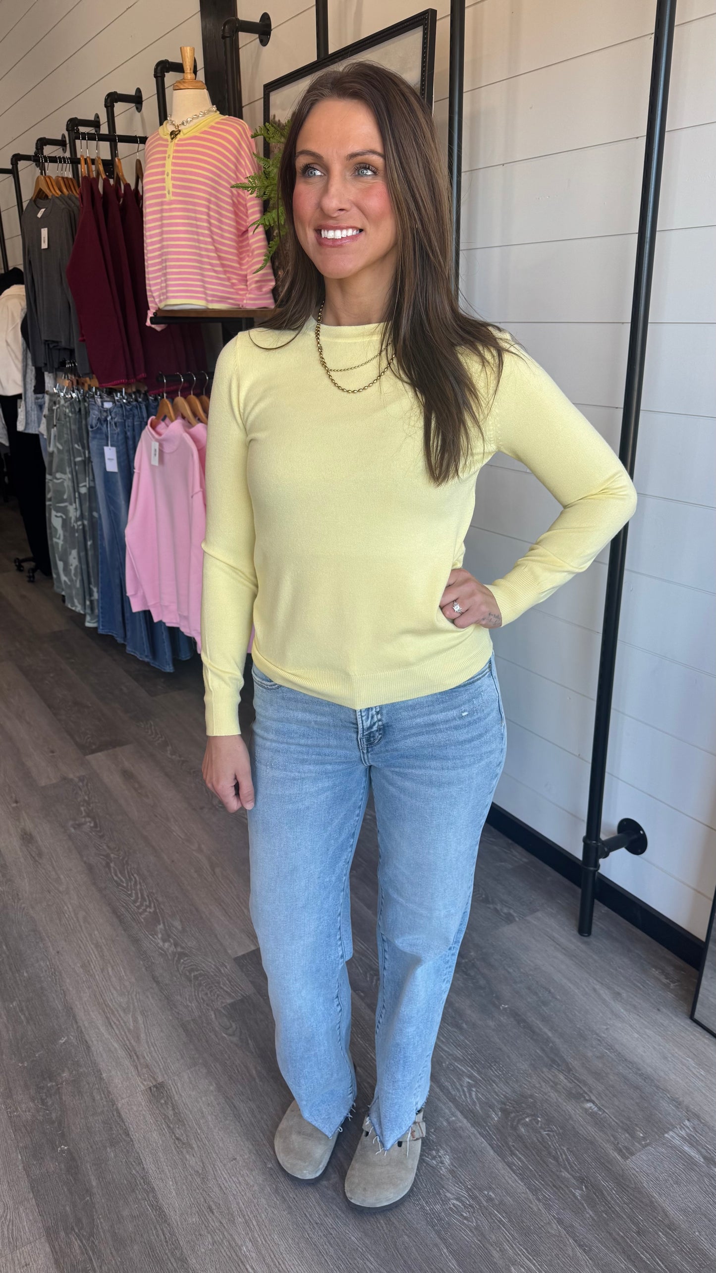 Ella Vintage Wash Dad Jean