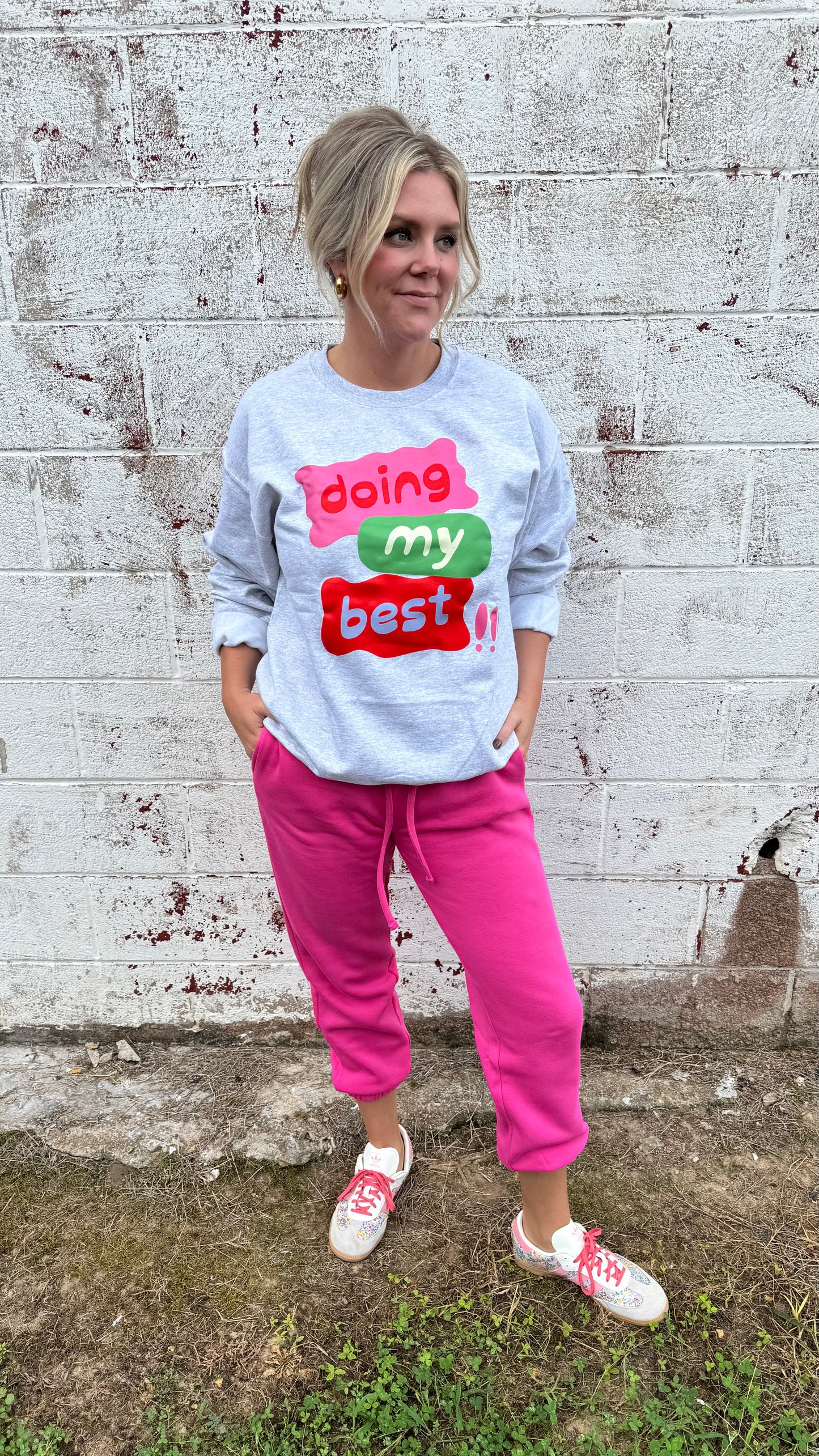 Jordi Fleece Jogging Pants - Hot Pink