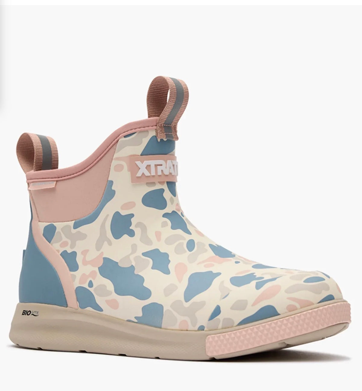 Xtratuf Women's Ankle Deck Boot Sport - Pink Duck Camo