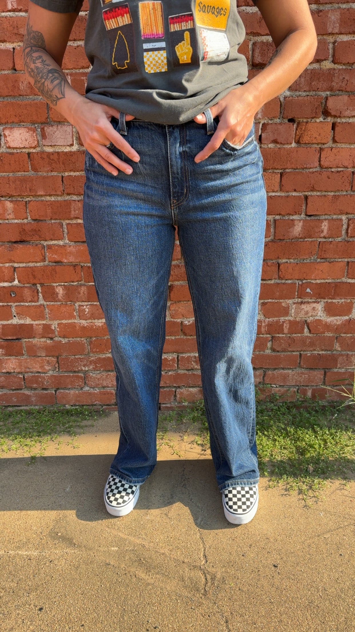 Clare 90's Wide Leg Jeans