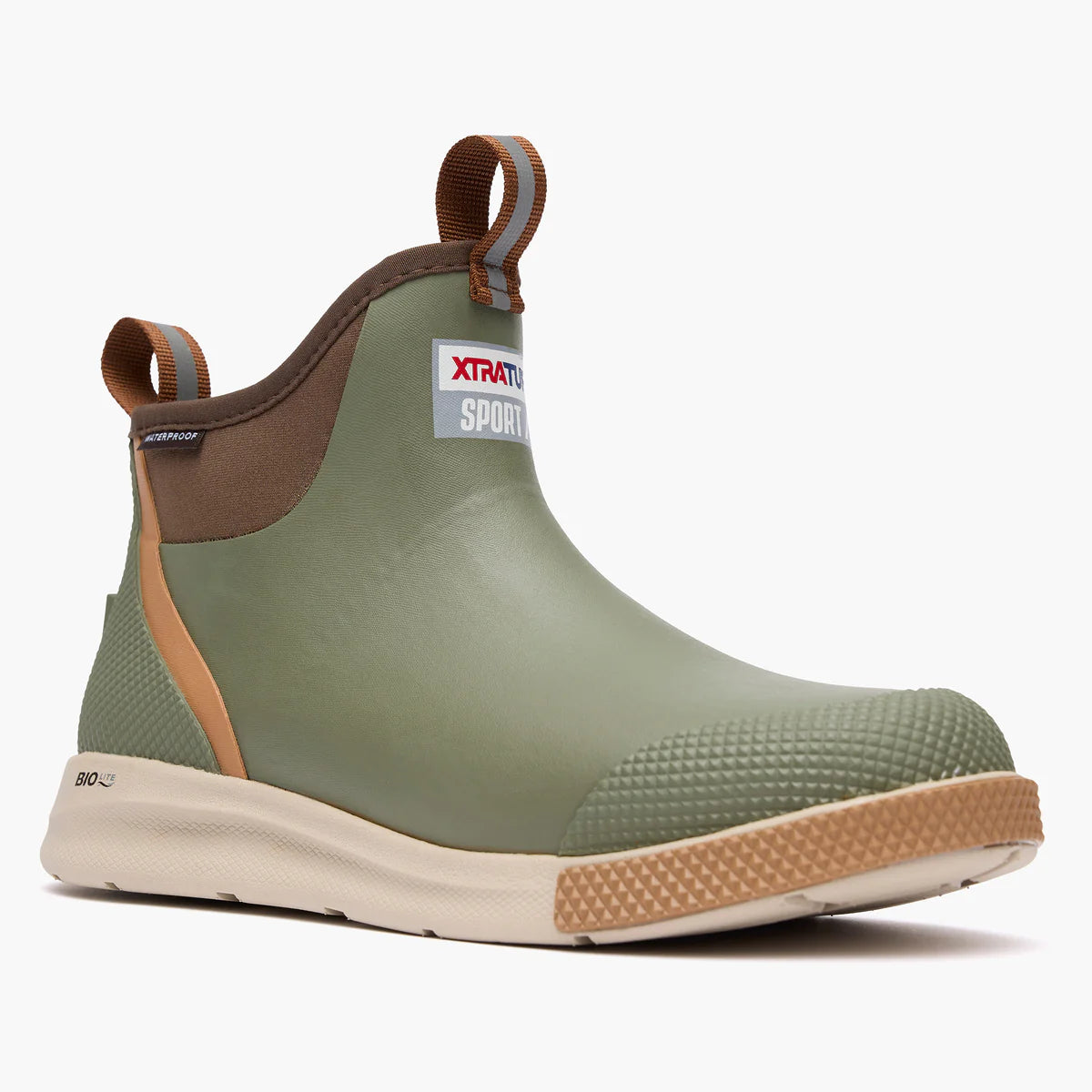 Xtratuf Men's 6 in Ankle Deck Boot Sport - Olive