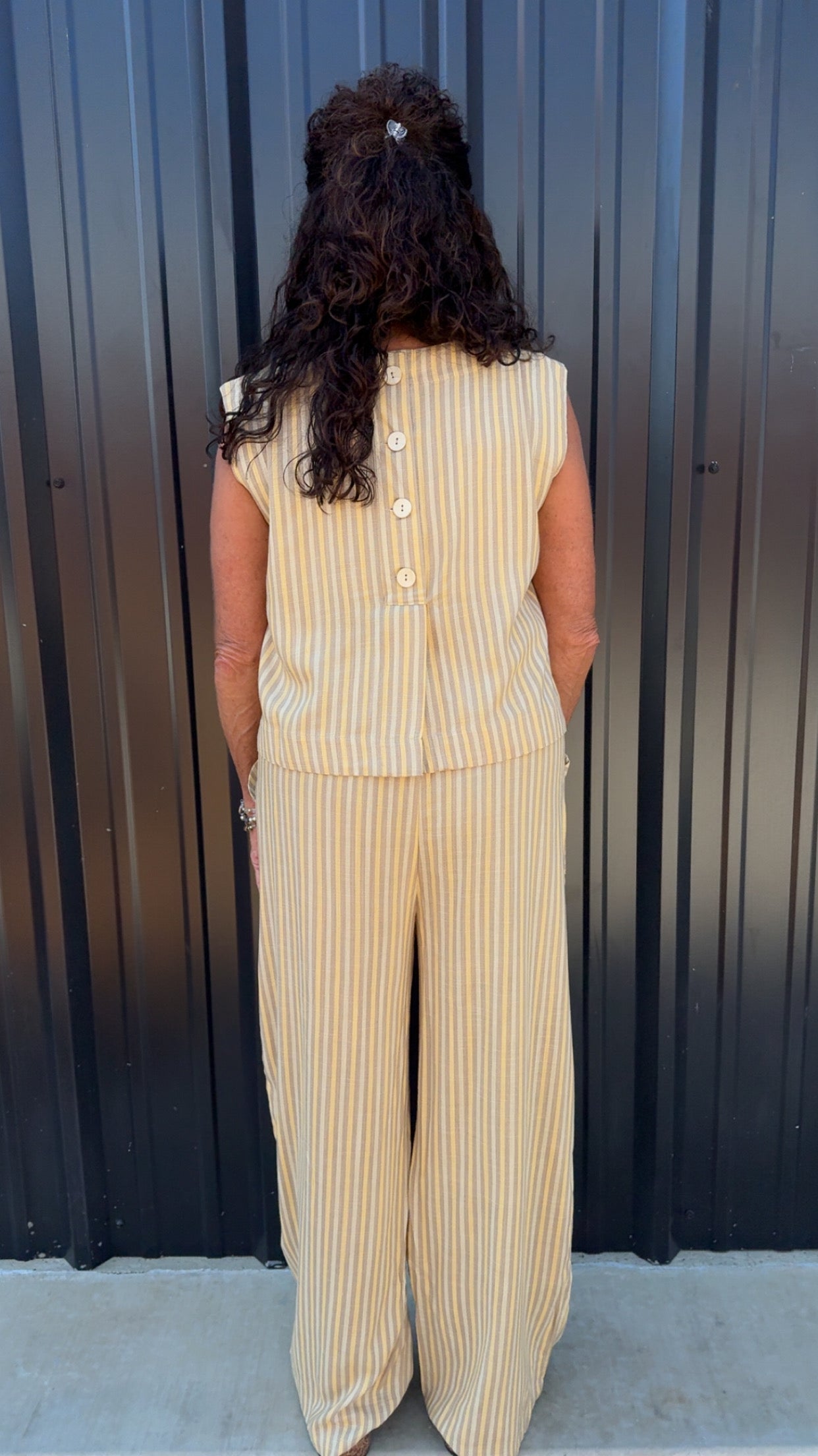Golden Hour Striped Set