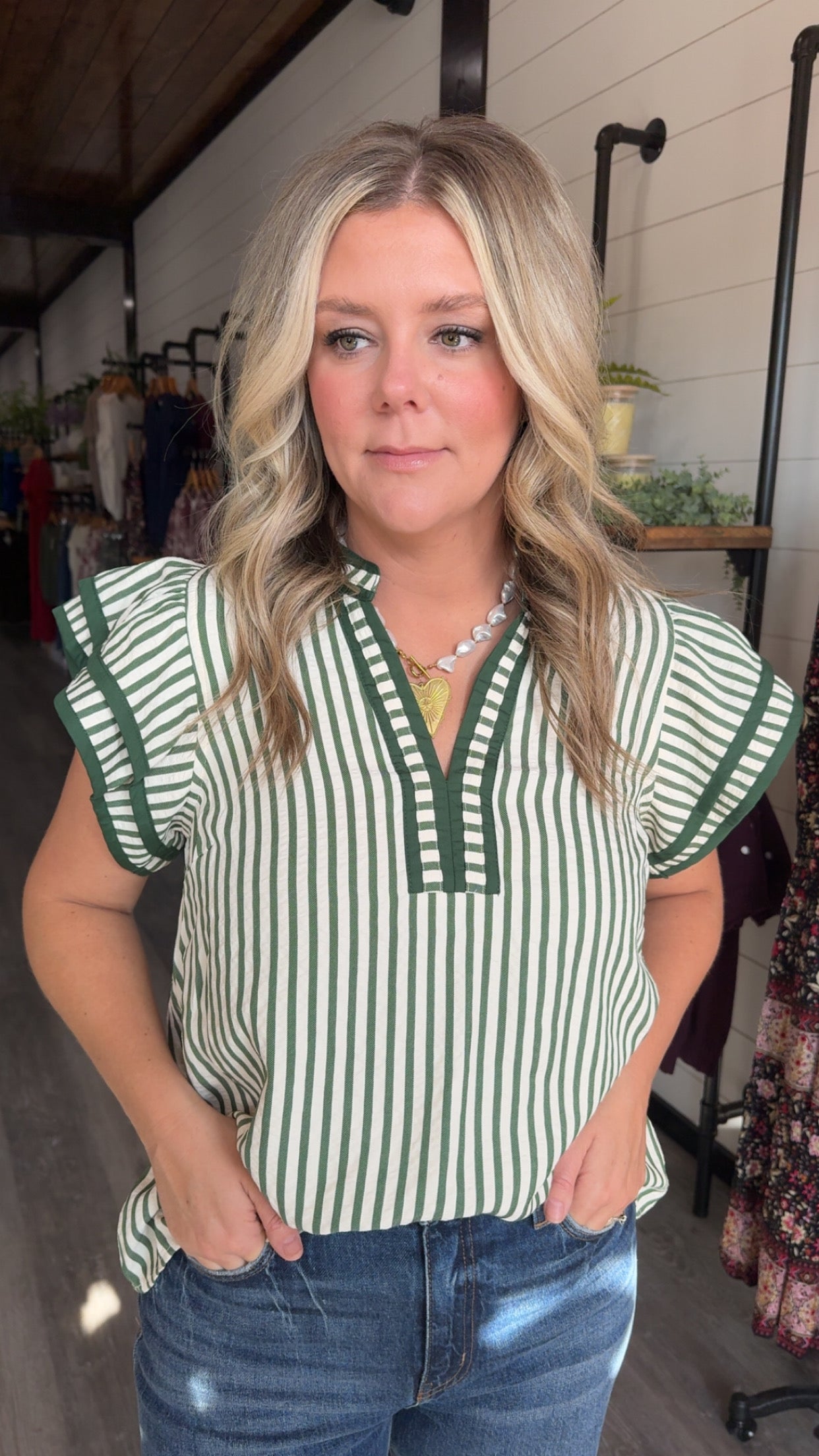 Enchanted Striped Top