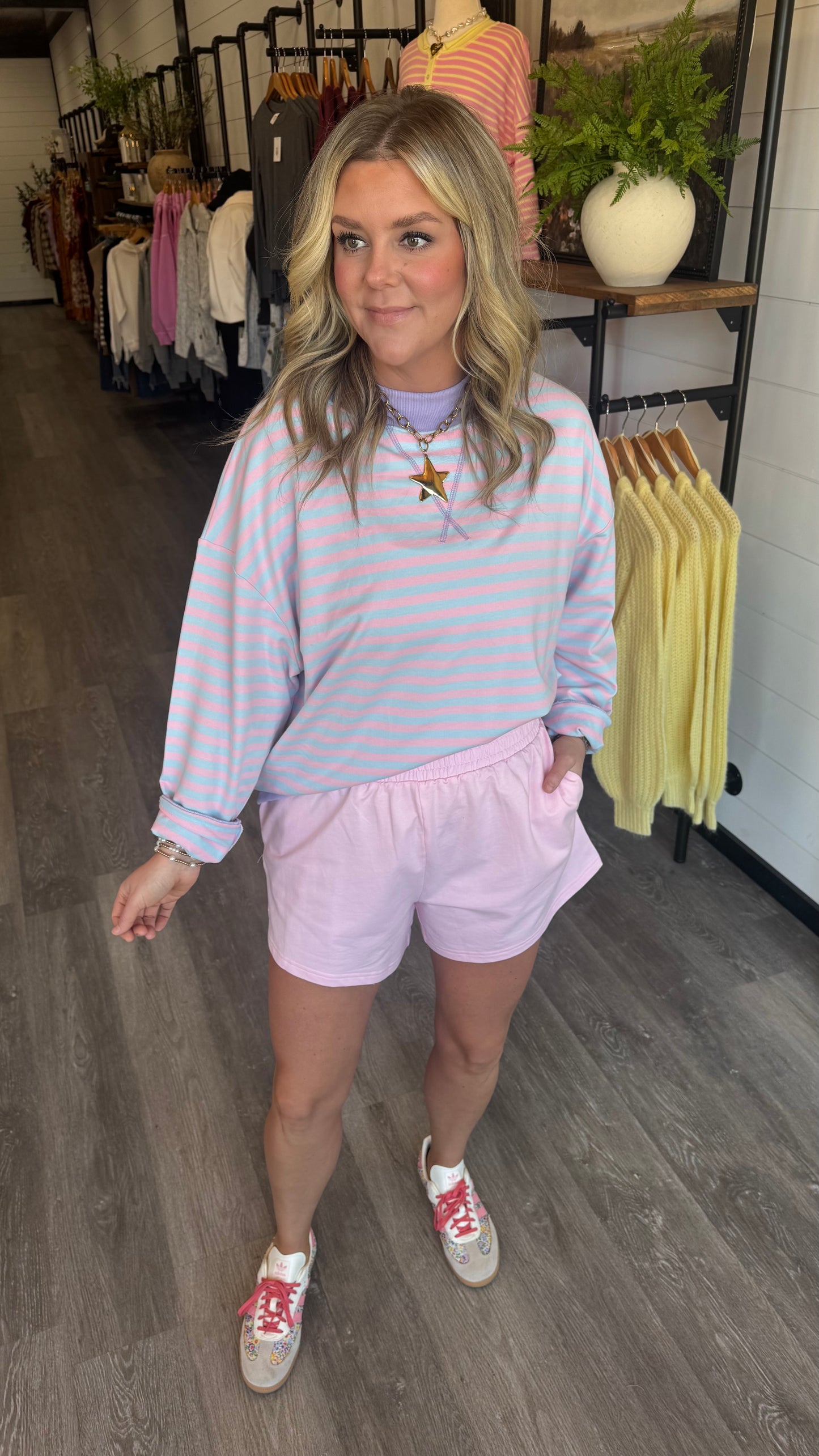 Cotton Candy Striped Top