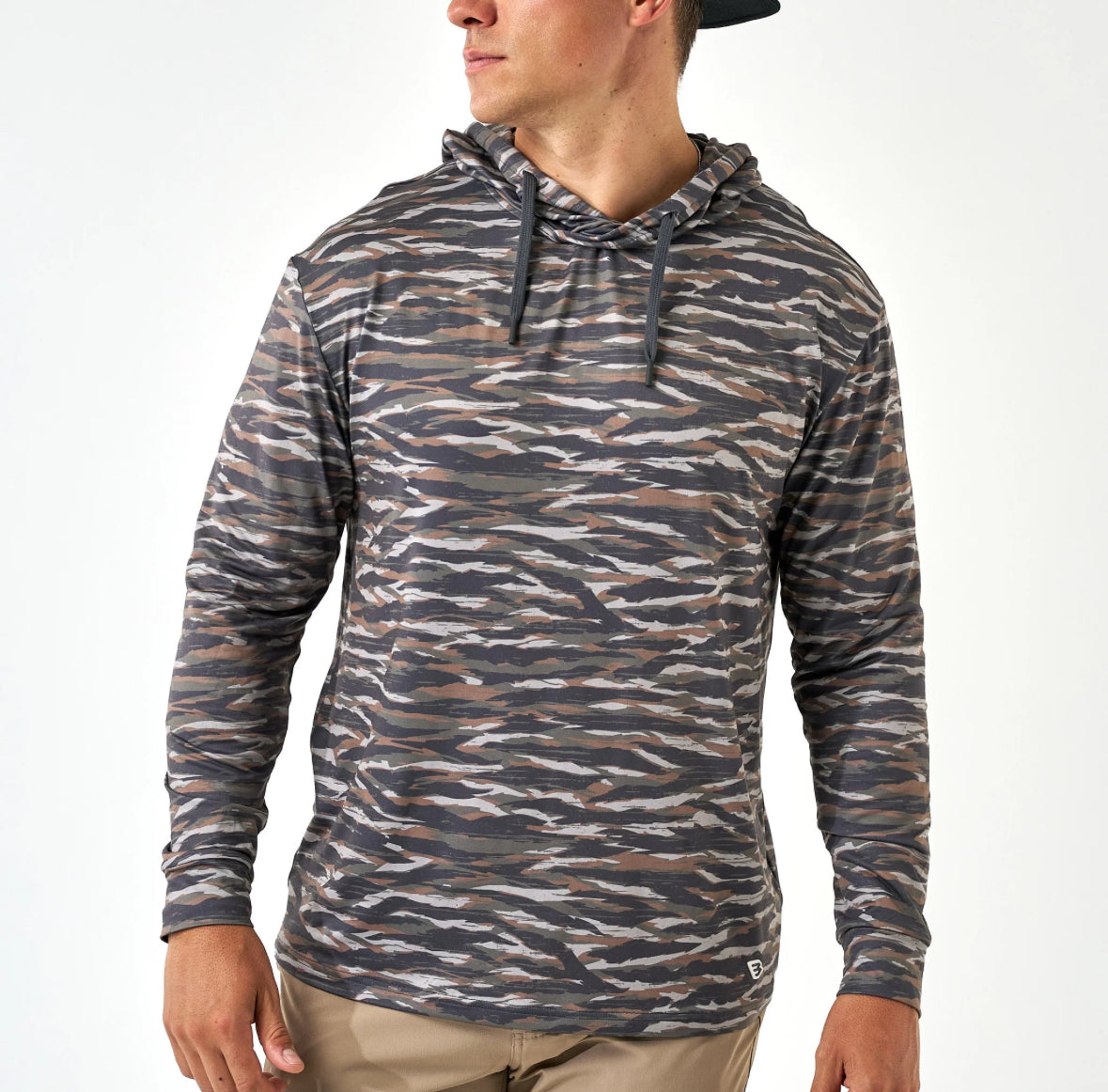 Burlebo Performance Hoodie - Tiger Stripe Camo
