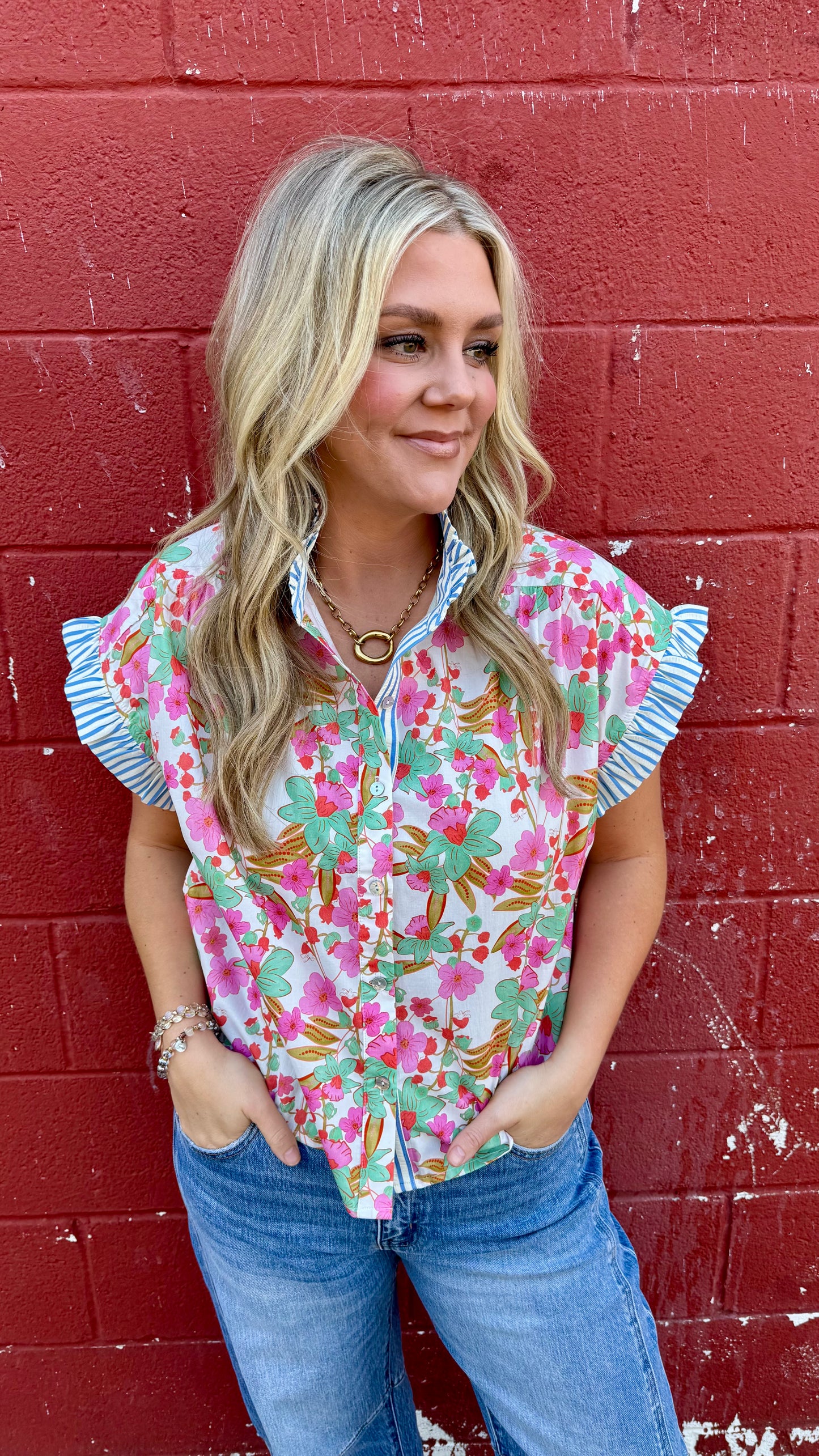 Floral Fields Top