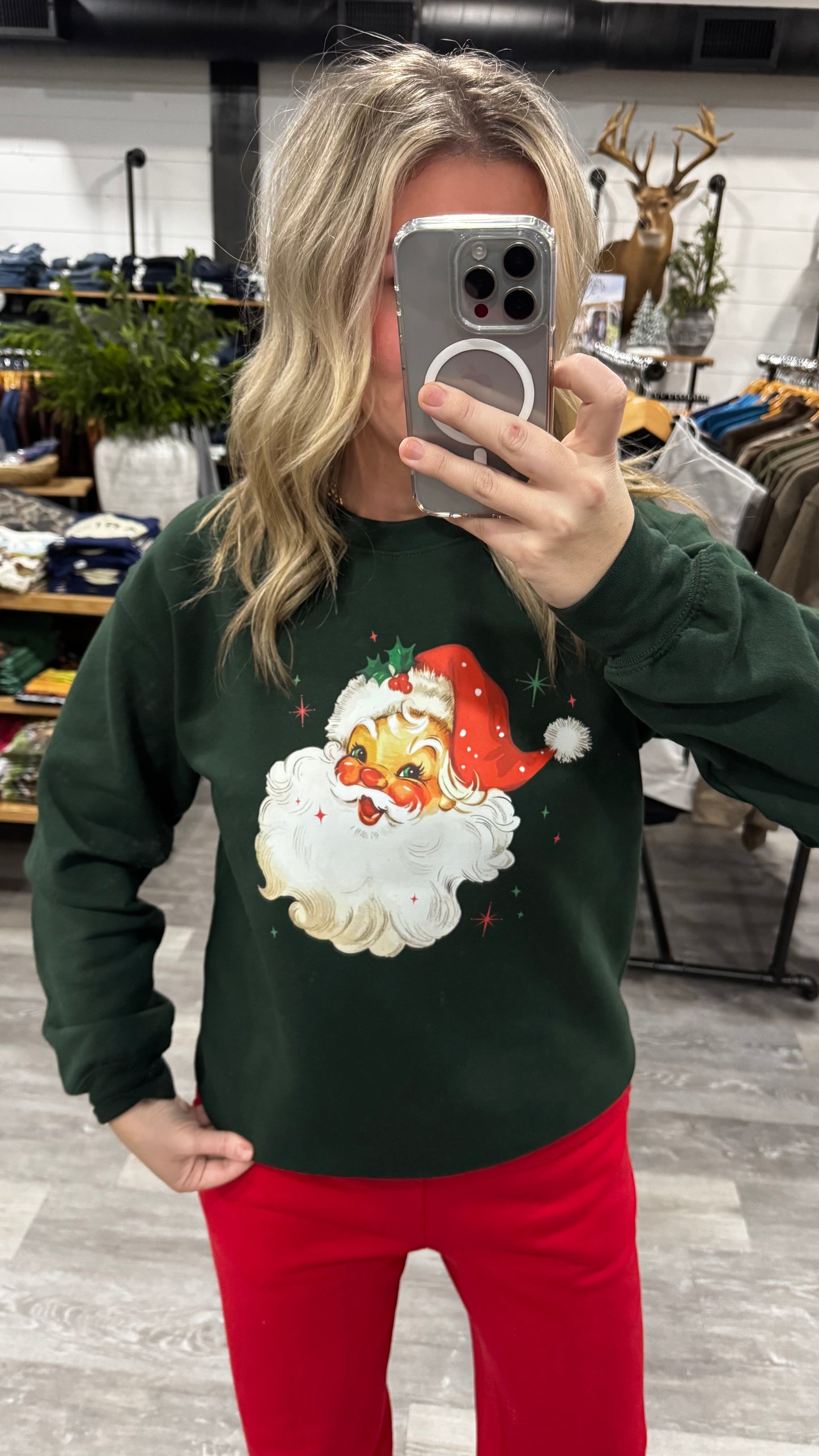 Vintage Santa Sweatshirt