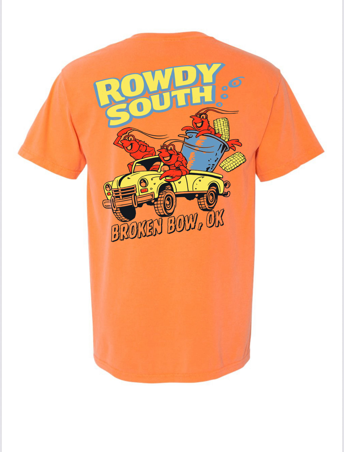 *Preorder* - Rowdy South Crawfish Tee (No saying) - Orange