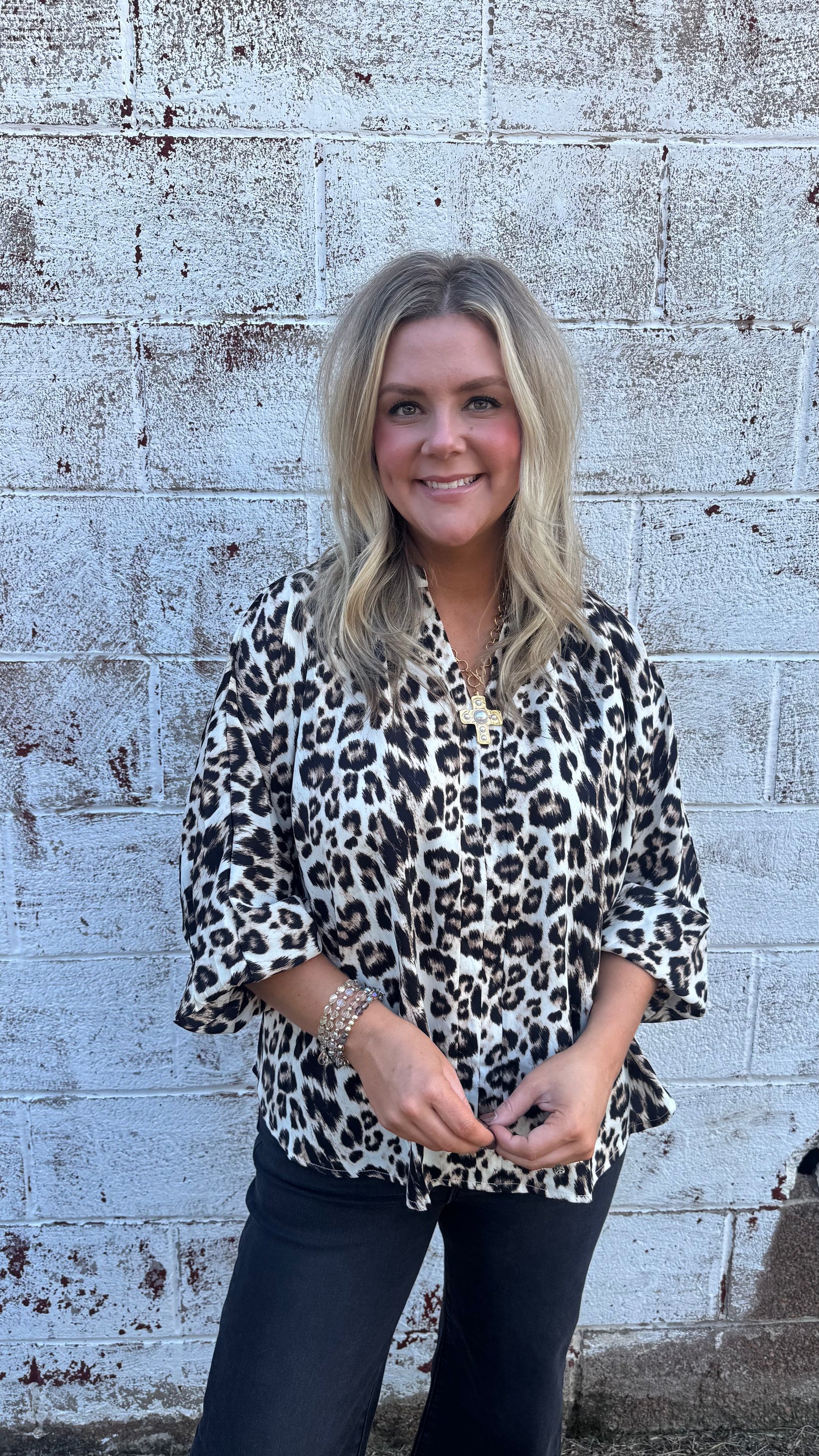 Leopard Print Blouse