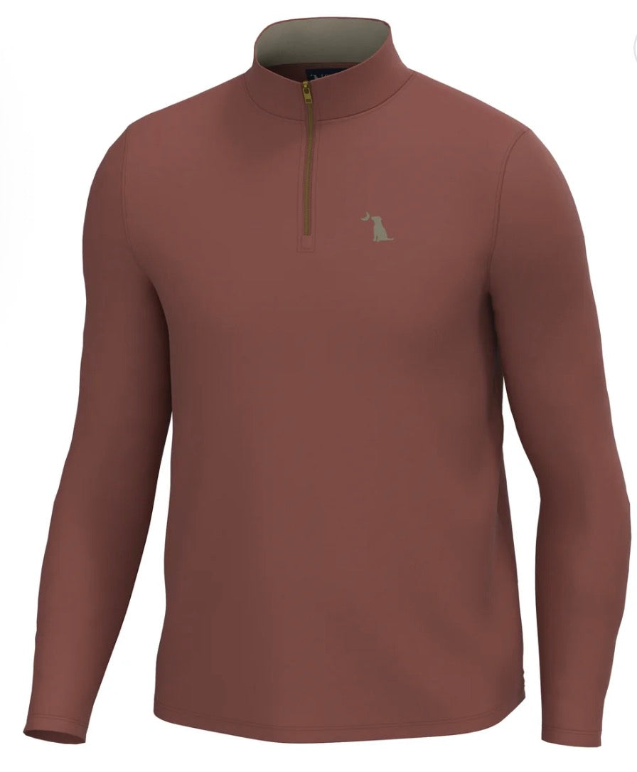 Local Boy Bentley Quarter Zip - Mahogany