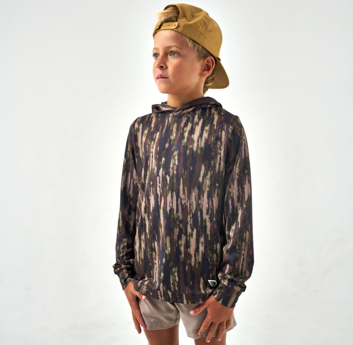 Burlebo Youth Performance Hoodie - Midland Camo