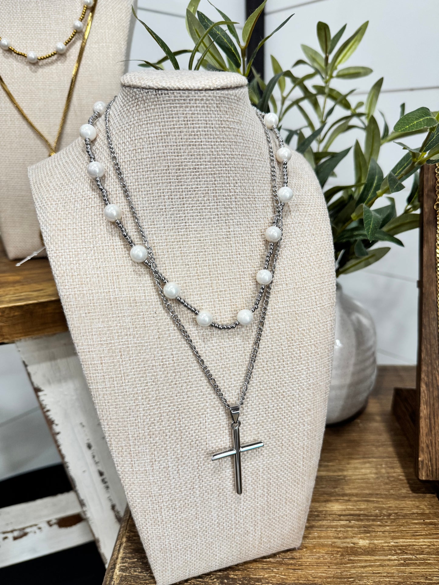 Large Cross Necklace