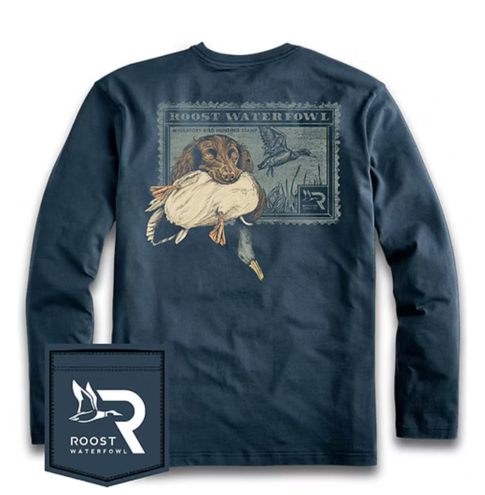 Roost Youth Boykin Stamp Long Sleeve