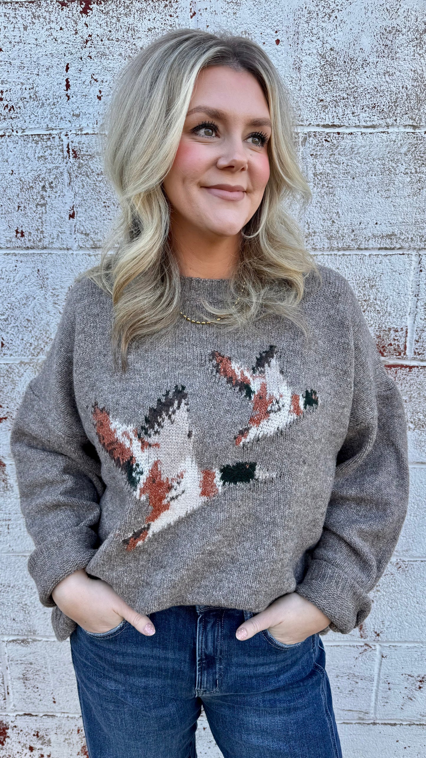 Flying Ducks Sweater