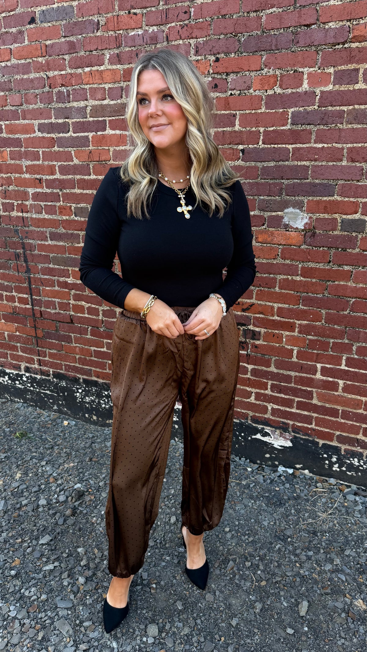Luxe Polka Dot Pants