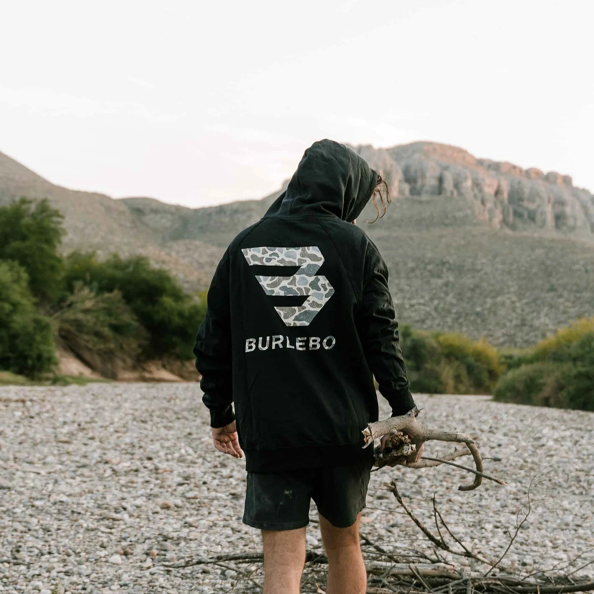 Burlebo Fleece Hoodie - Flying B Logo