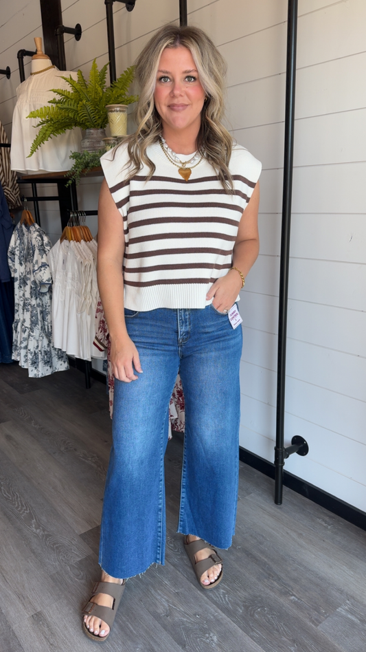 Risen Tummy Control Mid Rise Cropped Jean