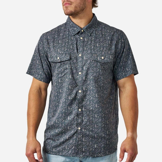 Burlebo Performance Western Shirt - Paisley Spurs