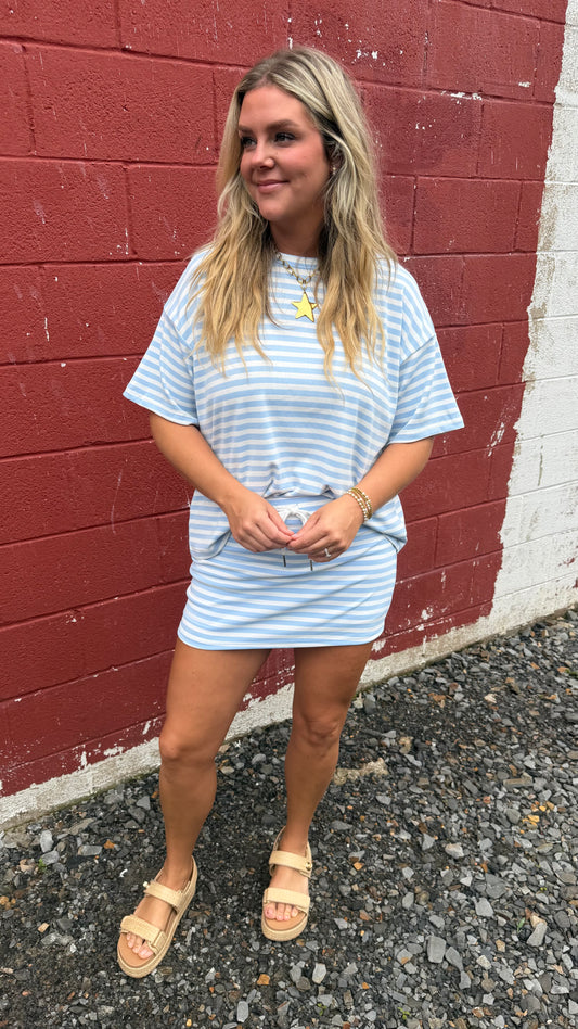 The Everyday Skort -Blue