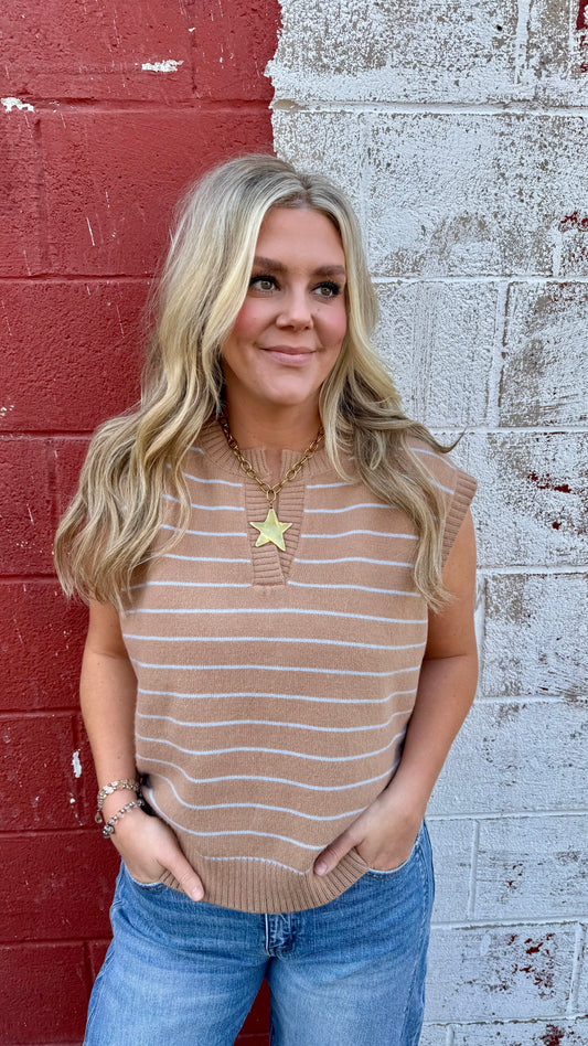 Peyton Split Neck Sweater