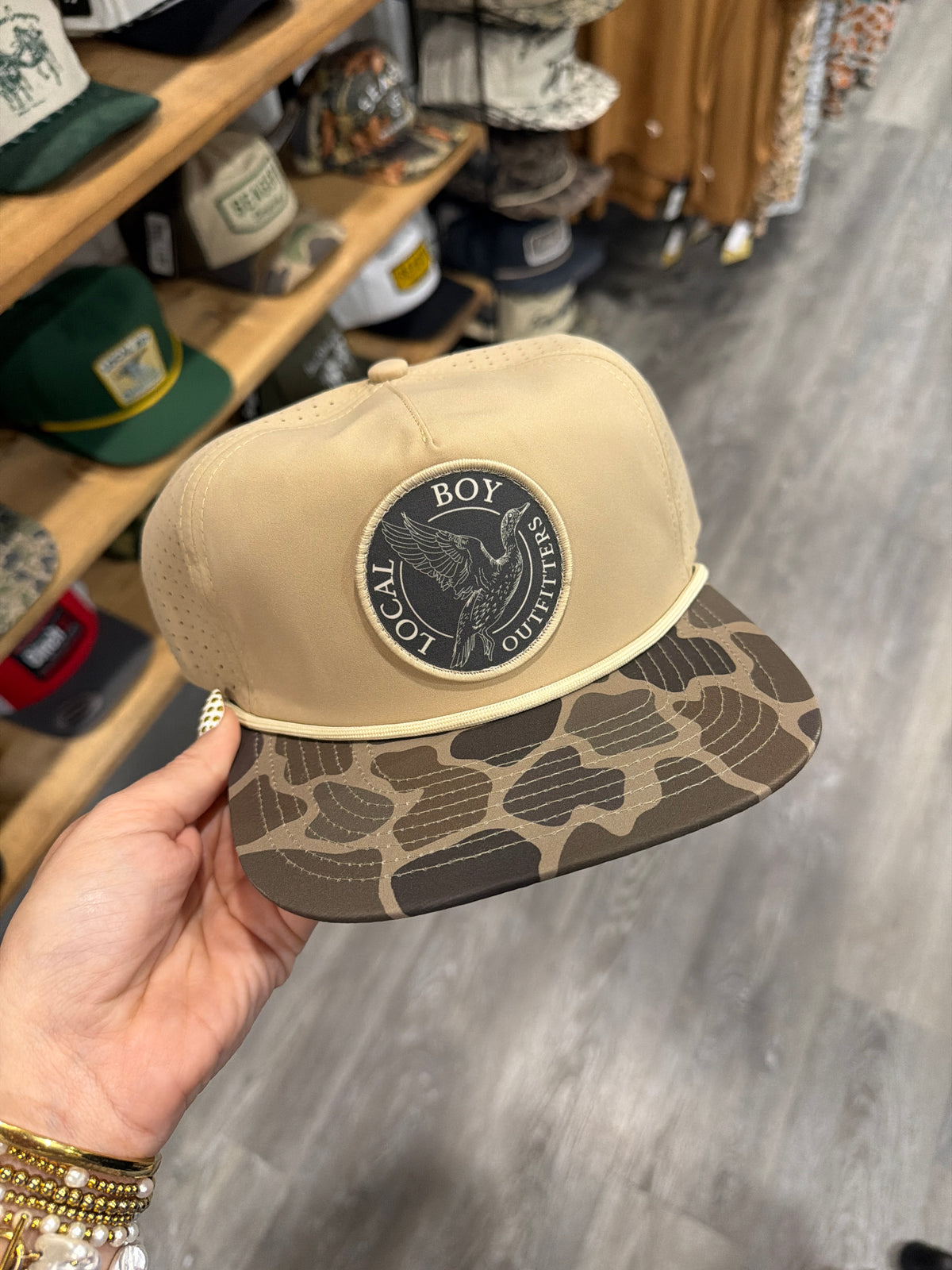 Local Boy Ascent Patch Rope Hat- Brush Camo