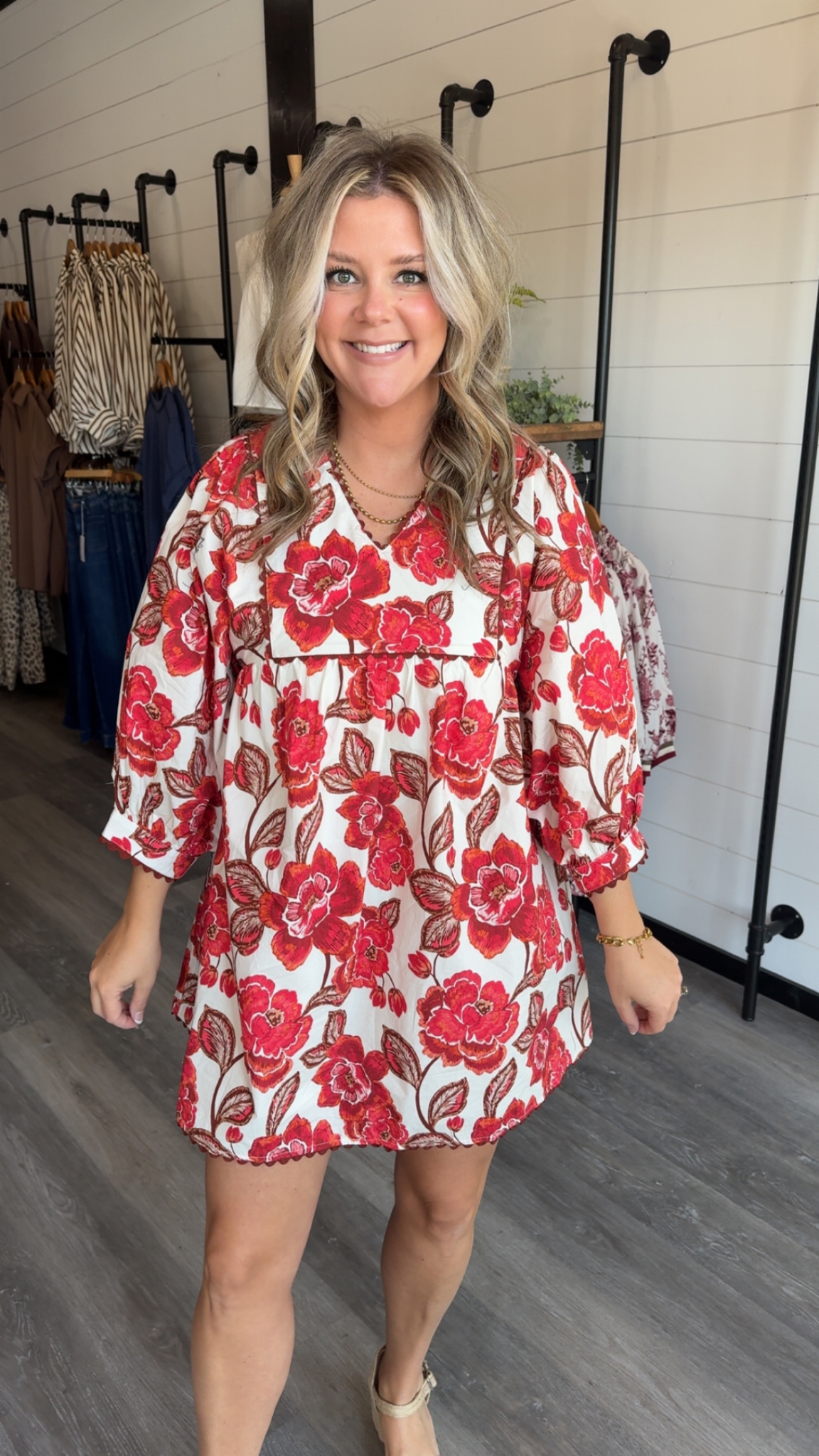 Fiona Floral Dress