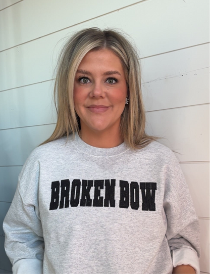 Broken Bow Black Glitter Sweatshirt