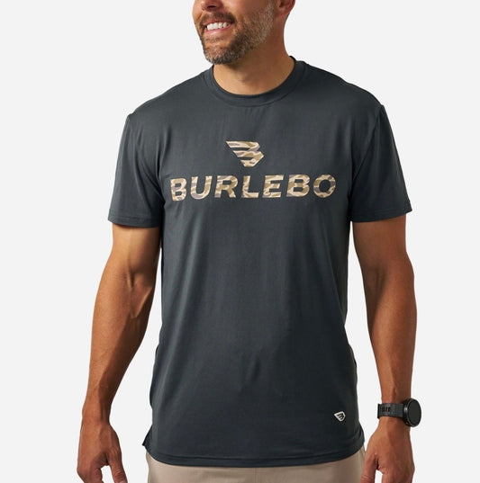 Burlebo Go To Tee - Gun Metal Grey & Gauge Camo