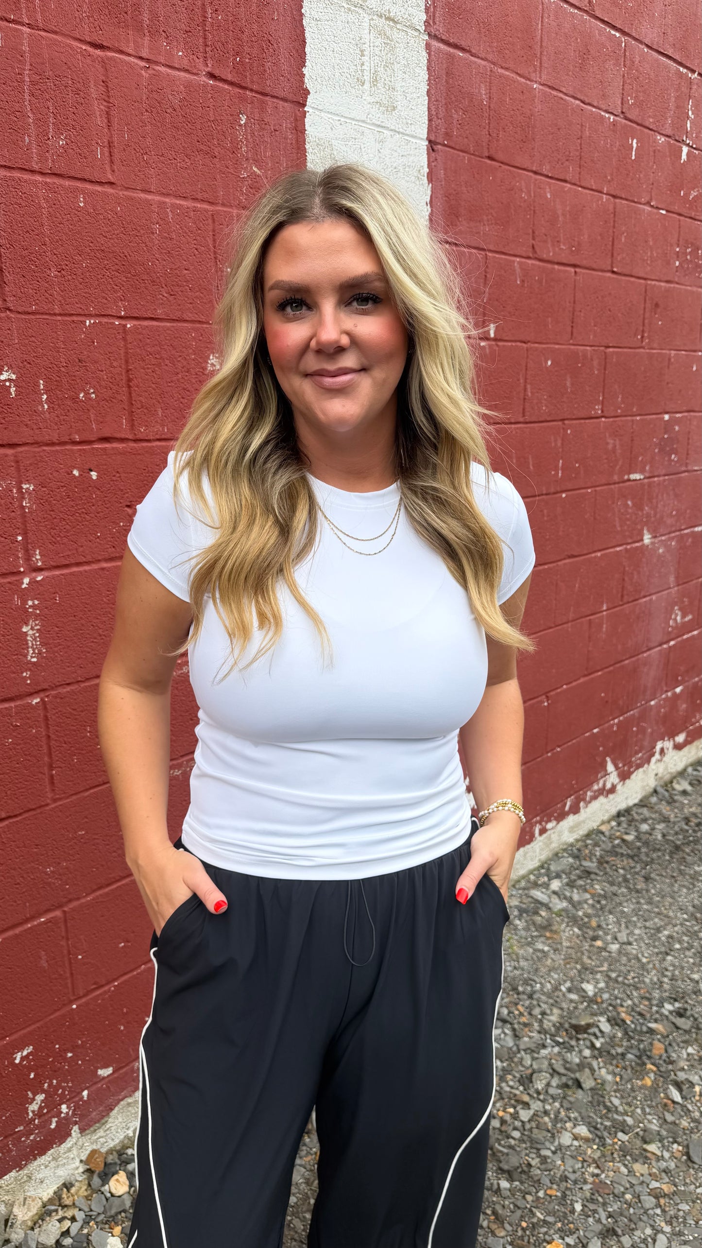 Air Lock Basic Top - White