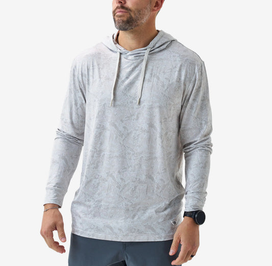 Burlebo Performance Hoodie - Digi Camo Ivory