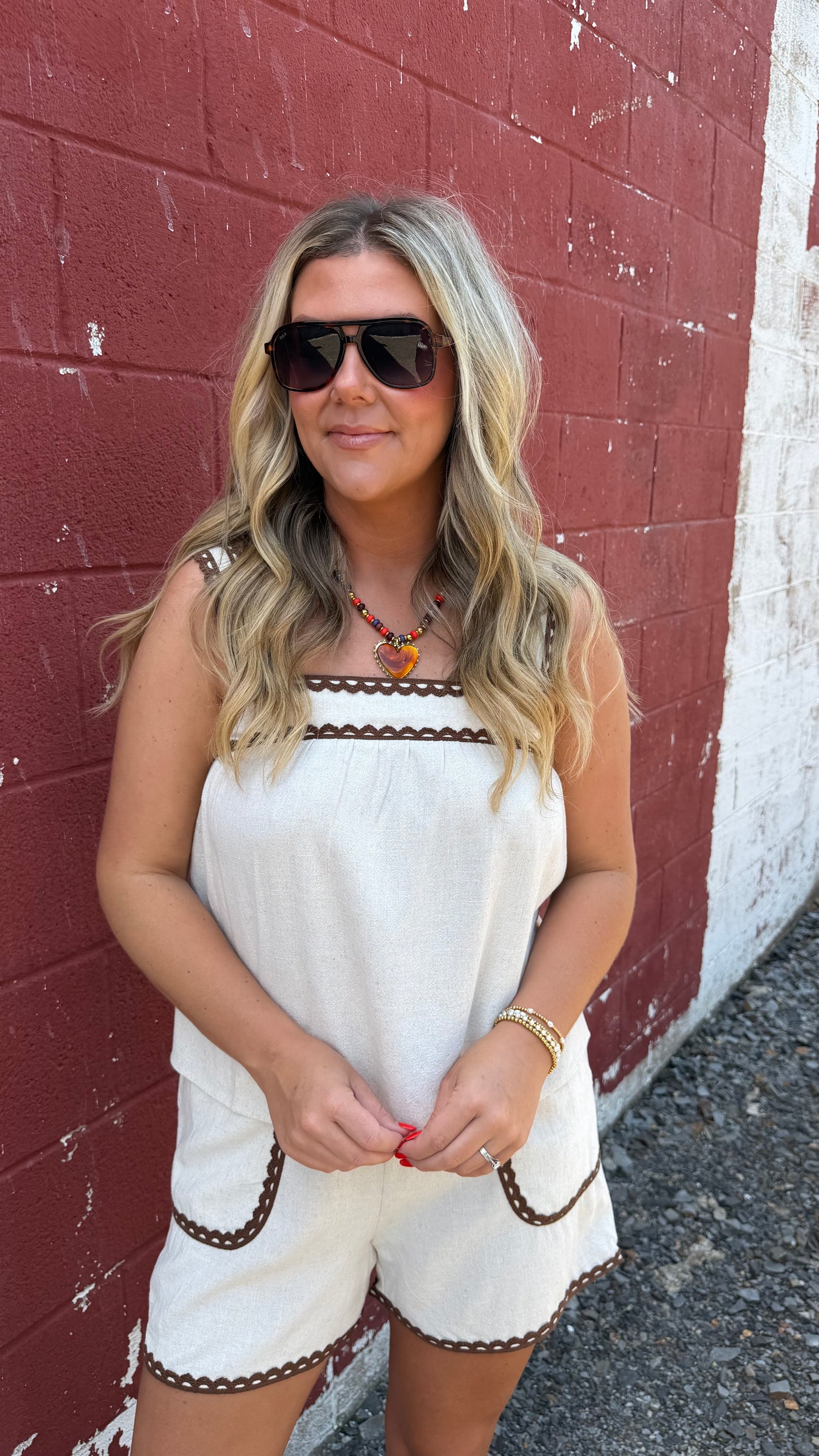 Scalloped Trim Top