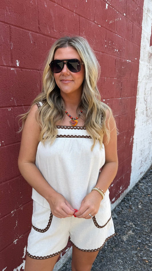 Scalloped Trim Top