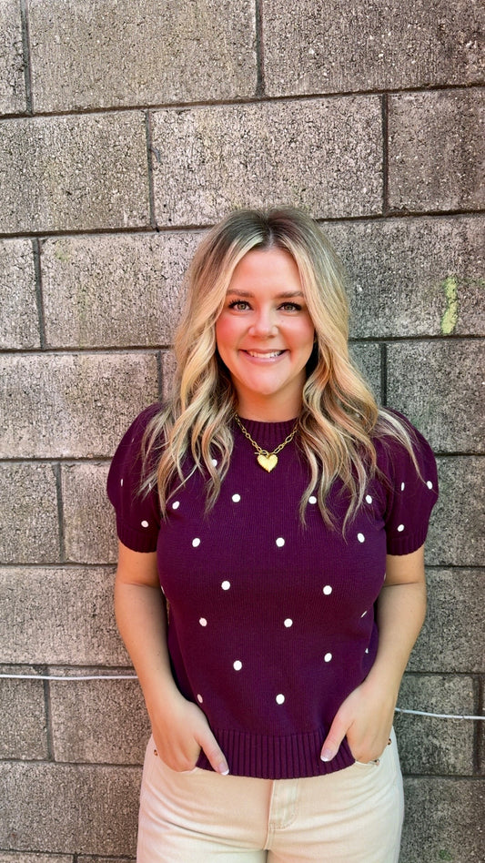 Polka Dot Sweater