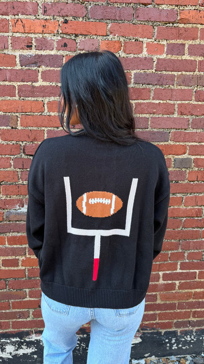 Footballs & Field Goals Cardigan