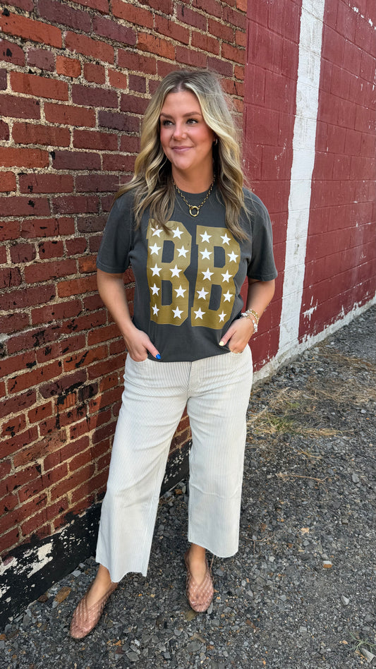 Oatmeal Striped Pants