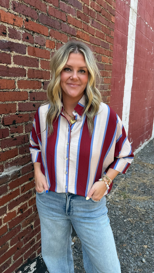Moody Mulberry Blouse