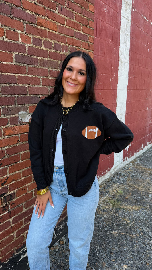 Footballs & Field Goals Cardigan
