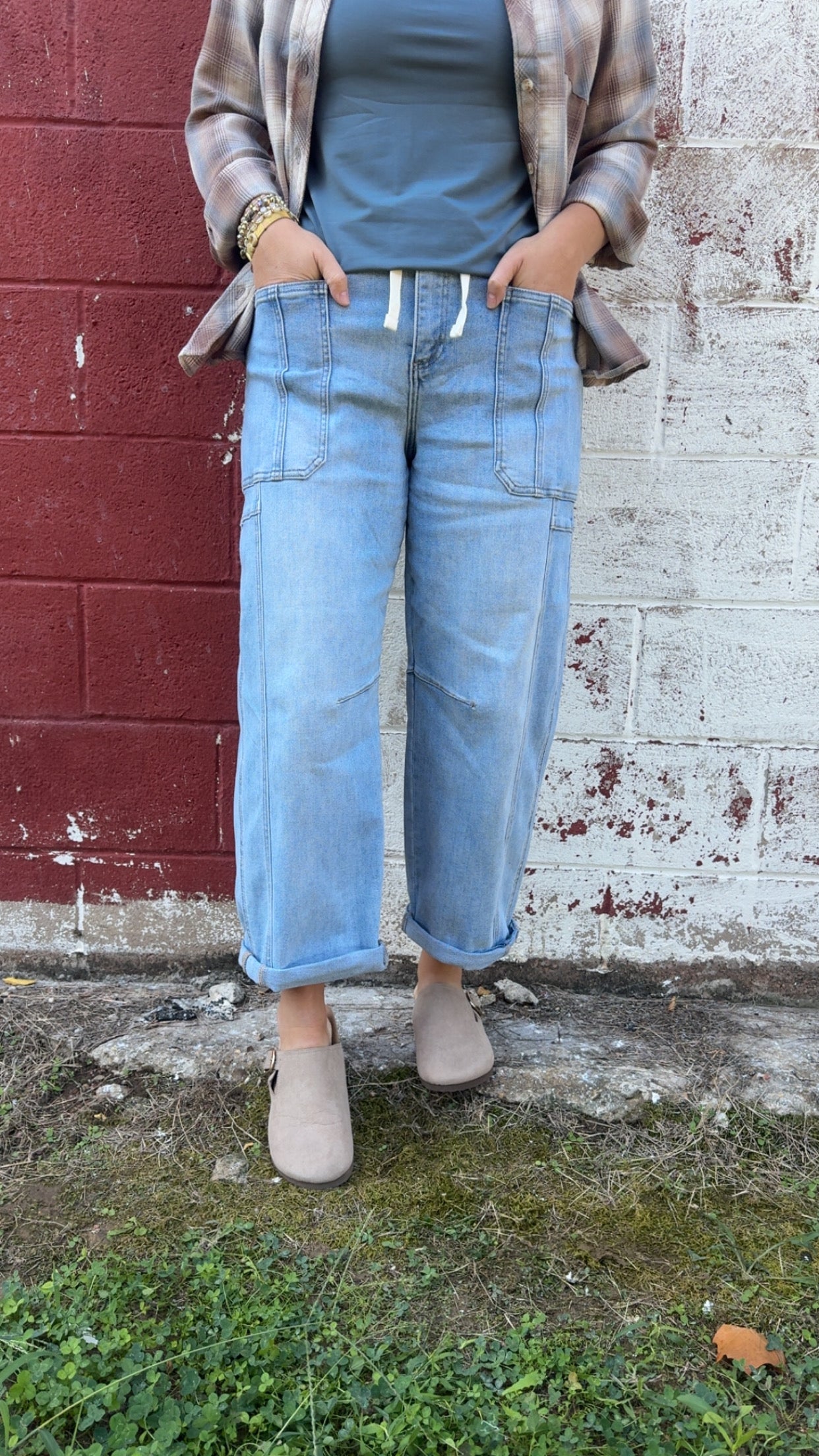 Jane Barrel Jeans
