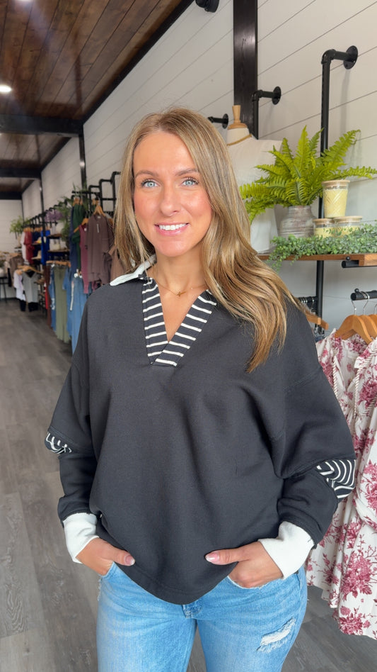 Varsity Edge Pullover