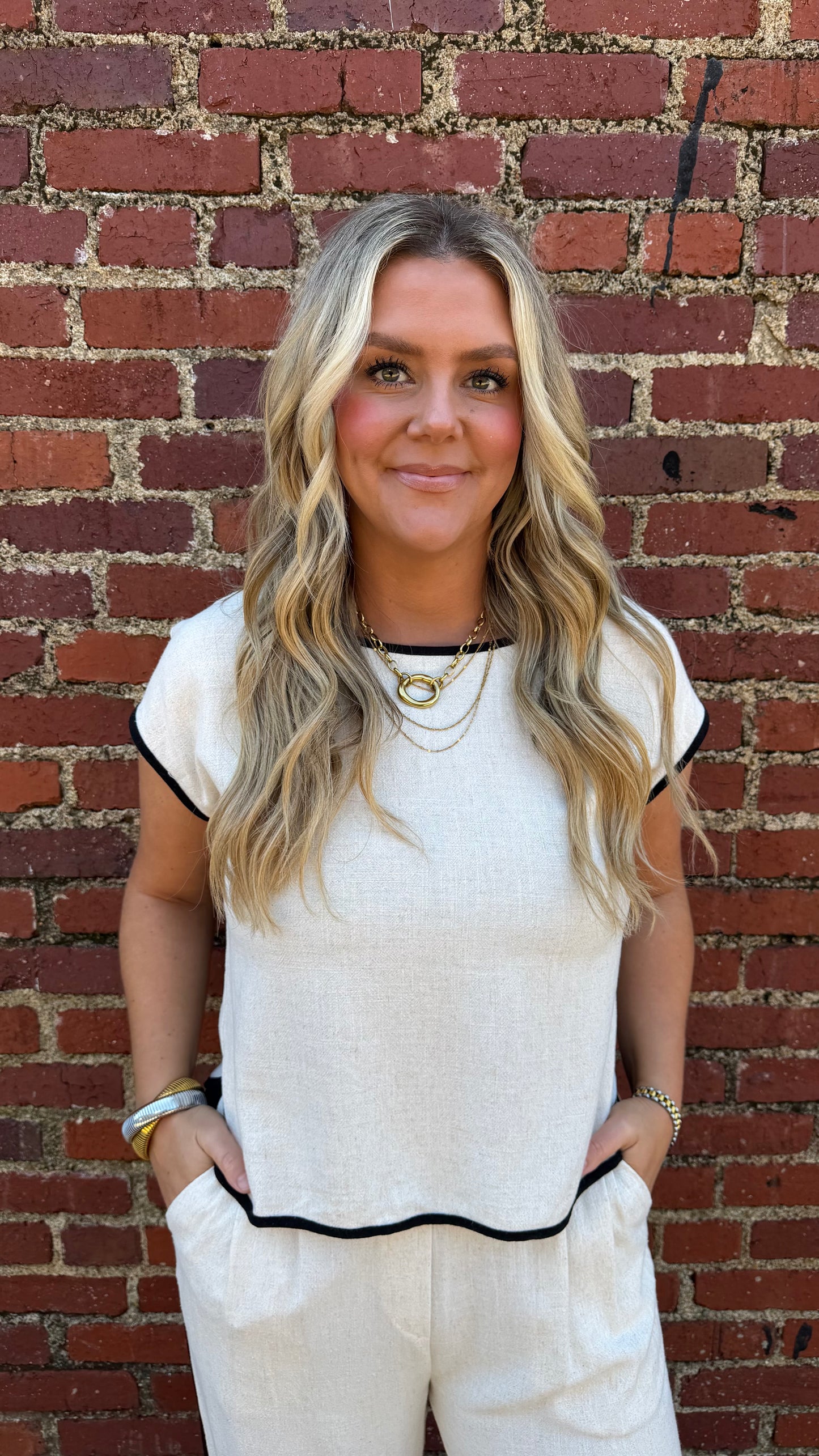 Simple & Subtle Top - Khaki