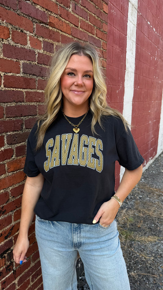 Savages Polka Dot Graphic Tee