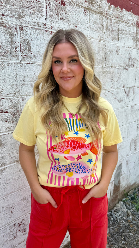 Colorful Fish Tee