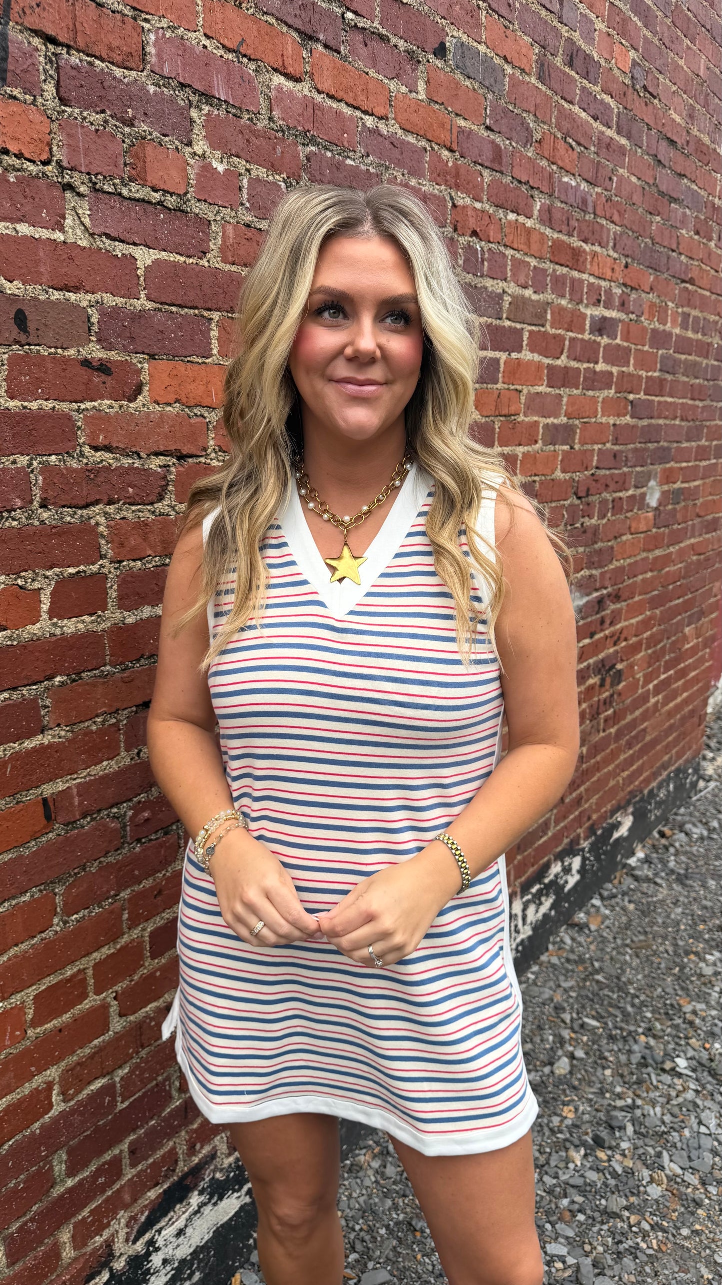 Chic Lines Striped Dress
