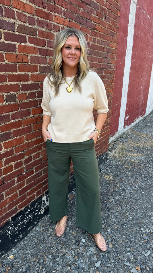 The Patti Dress Pant - Olive