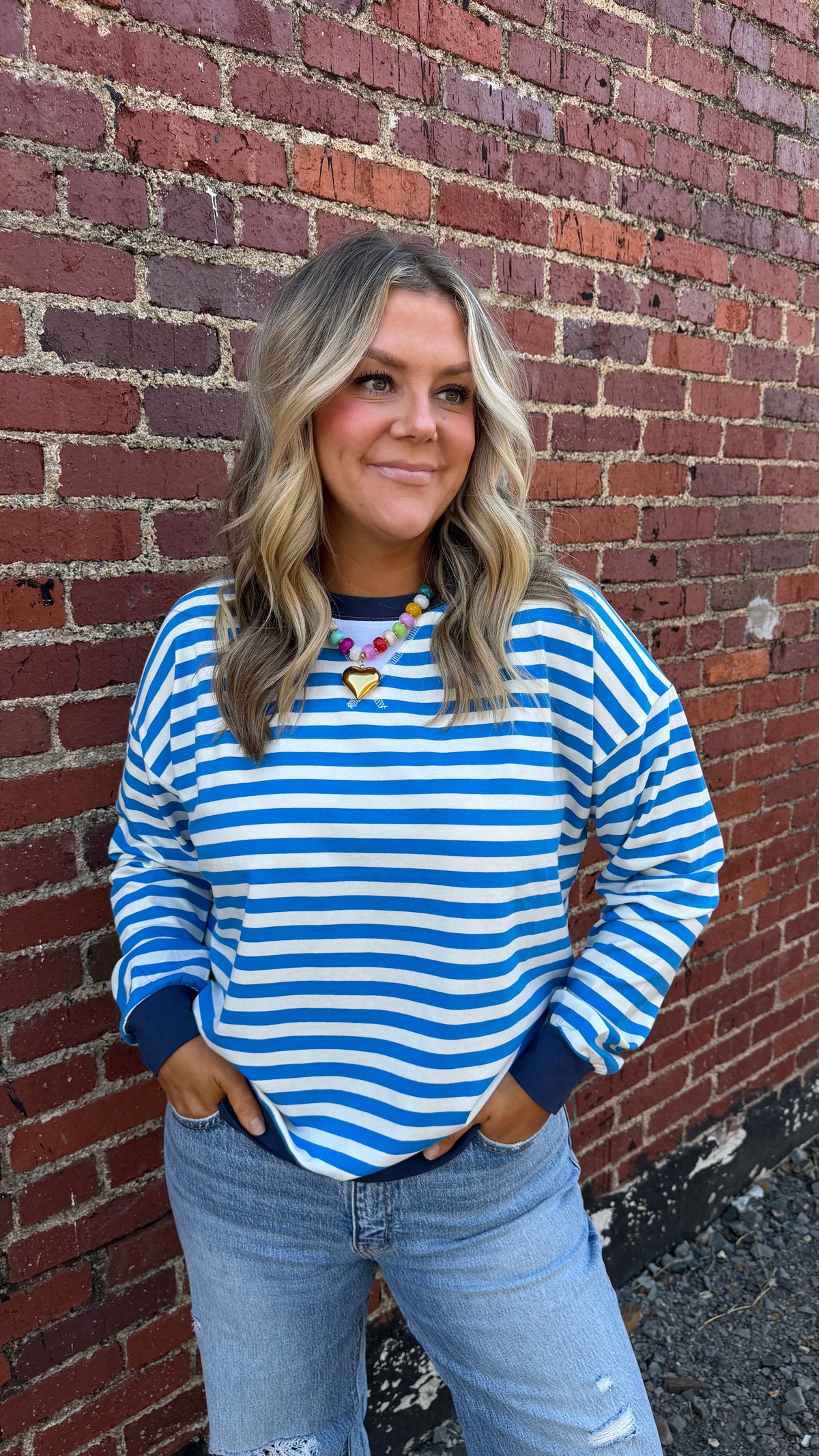 The Palmer Pullover - Blue